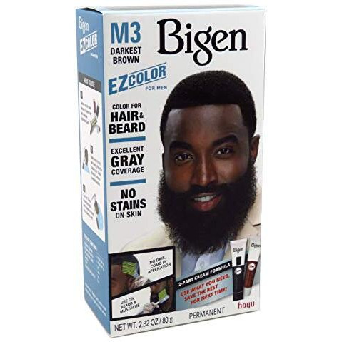 Bigen EZ Color for Men Darkest Brown Kit (Pack of 6)