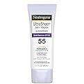 Neutrogena Ultra Sheer Dry-Touch Sunscreen SPF 55 3 oz (Pack of 4)