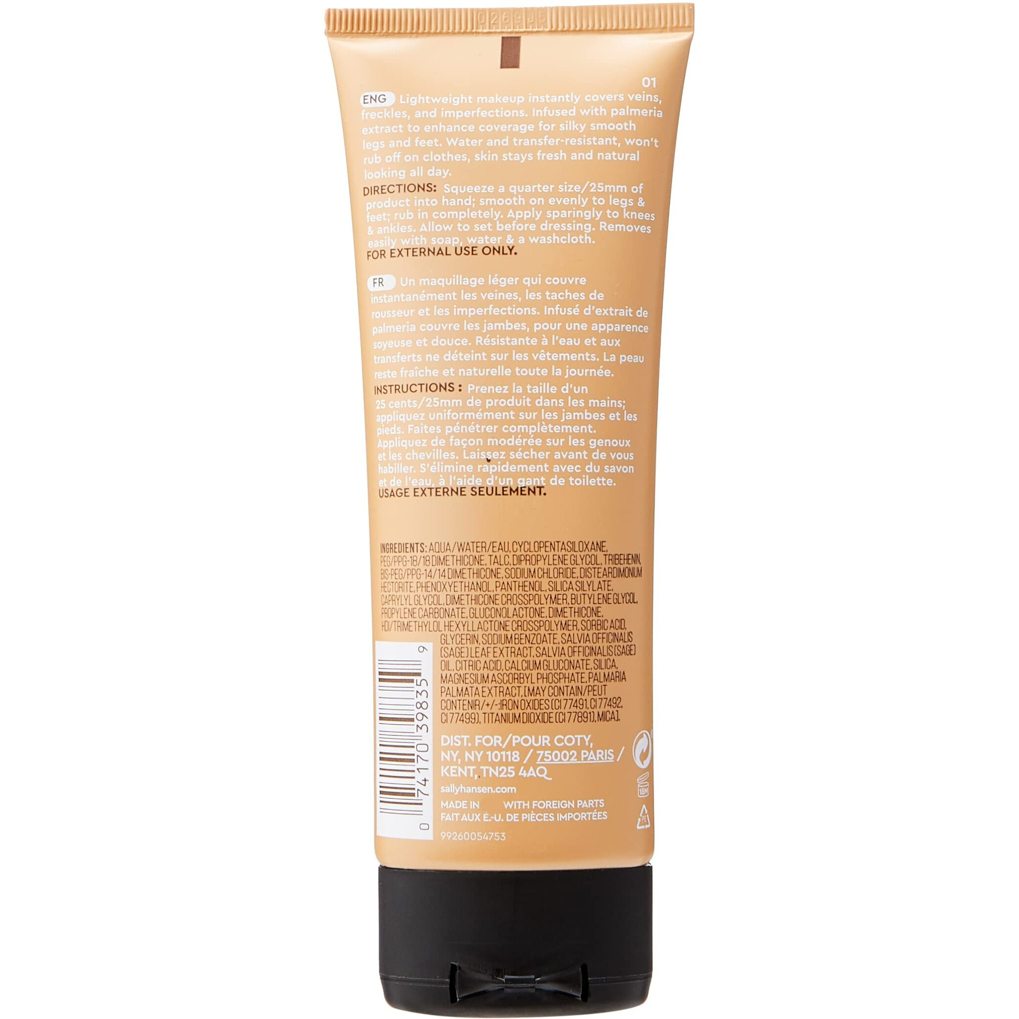 Sally Hansen Hansen Airbrush Legs Leg Makeup, Light, 4 Fl Oz