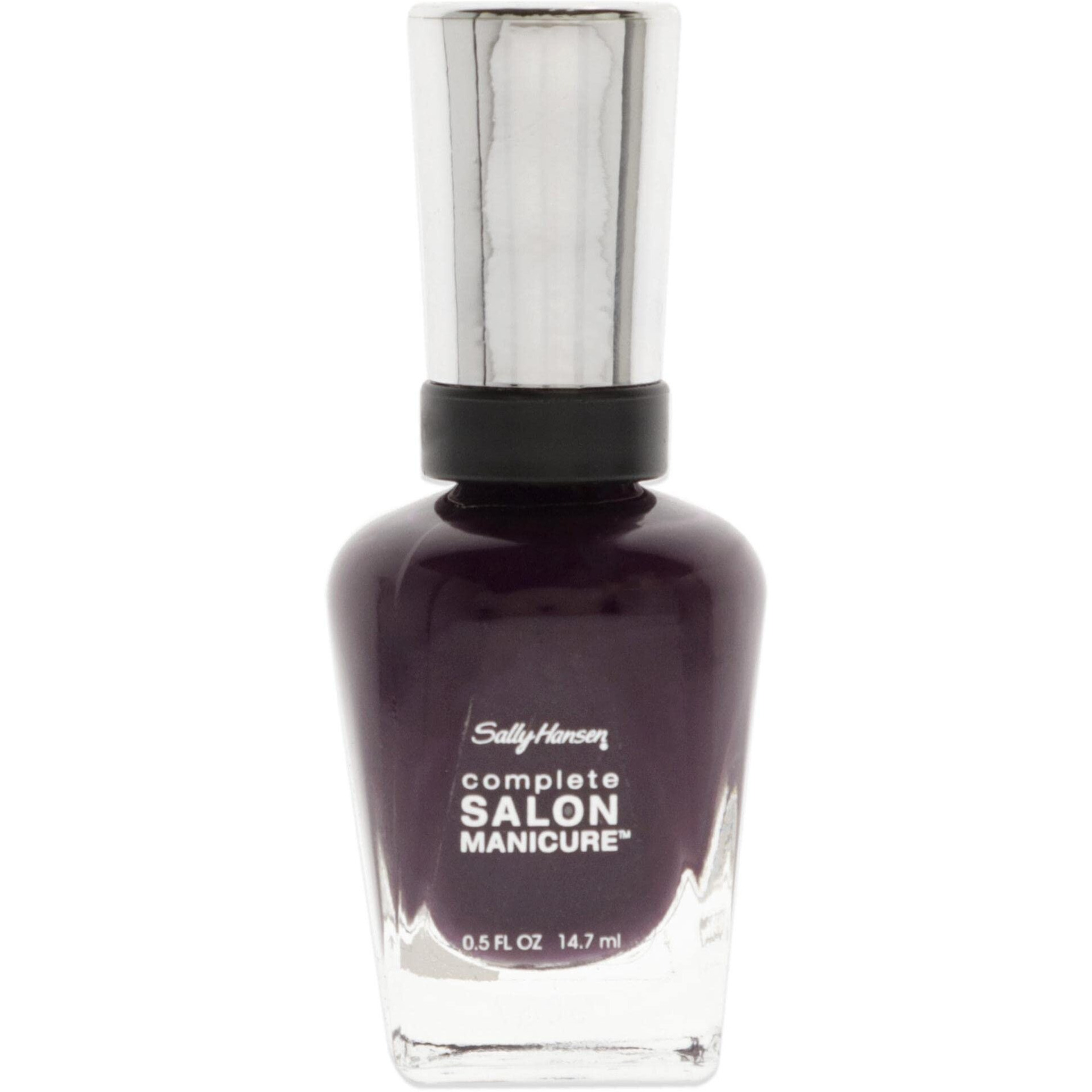 Complete Salon Manicure - 441 Pat On The Black by Sally Hansen for Women - 0.5 oz Nail Polish