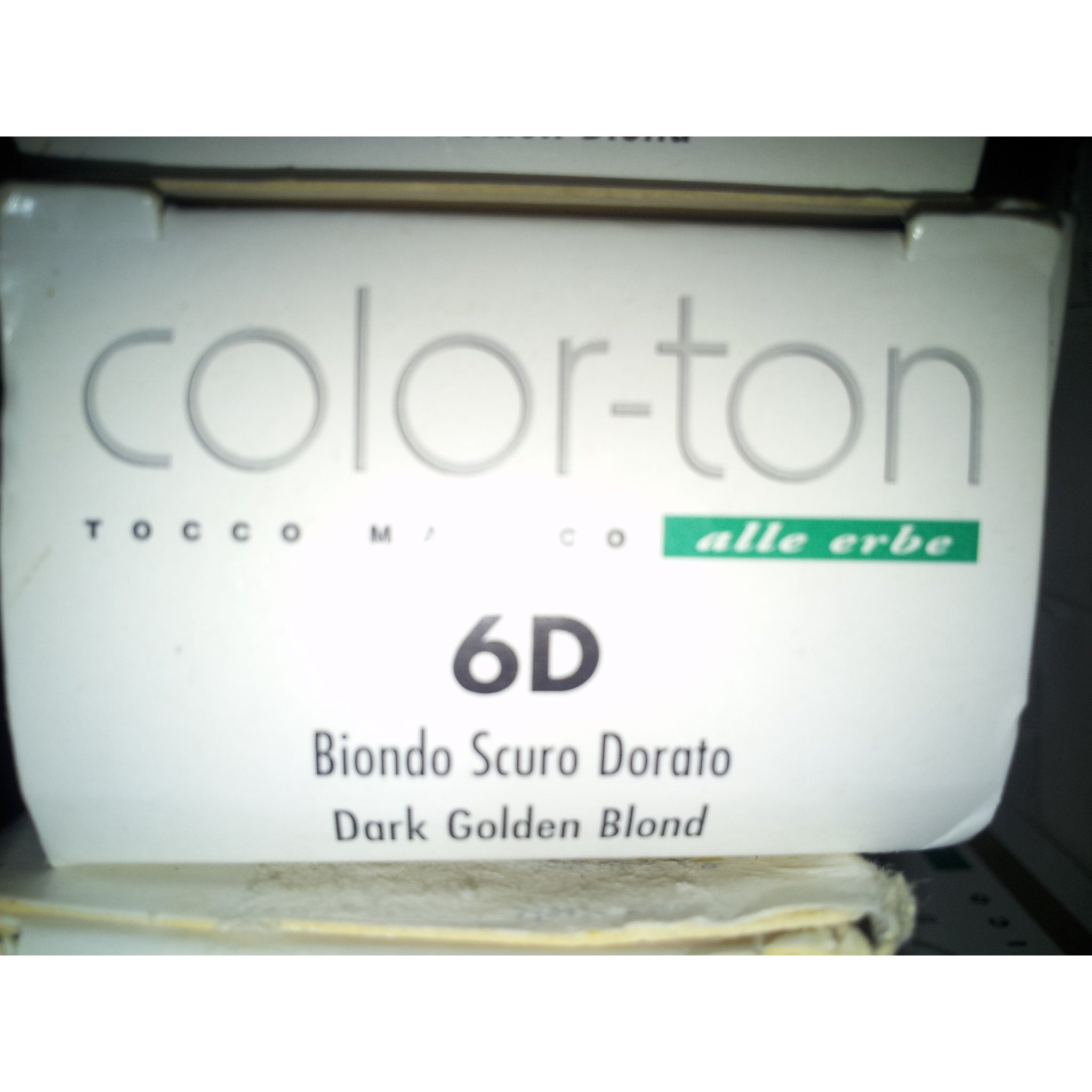 Color-Ton Permanent Hair Color - 6D-6.3 Dark Golden Blond by Tocco Magico for Unisex - 3.38 oz Hair Color