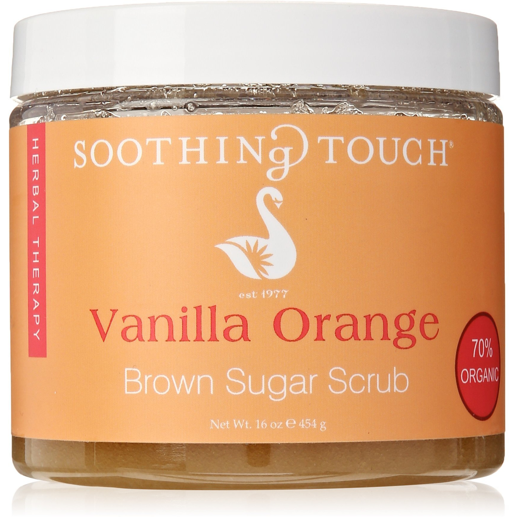 Soothing Touch Brown Sugar Scrub, Vanilla Orange, 16 Ounce