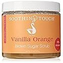 Soothing Touch Brown Sugar Scrub, Vanilla Orange, 16 Ounce
