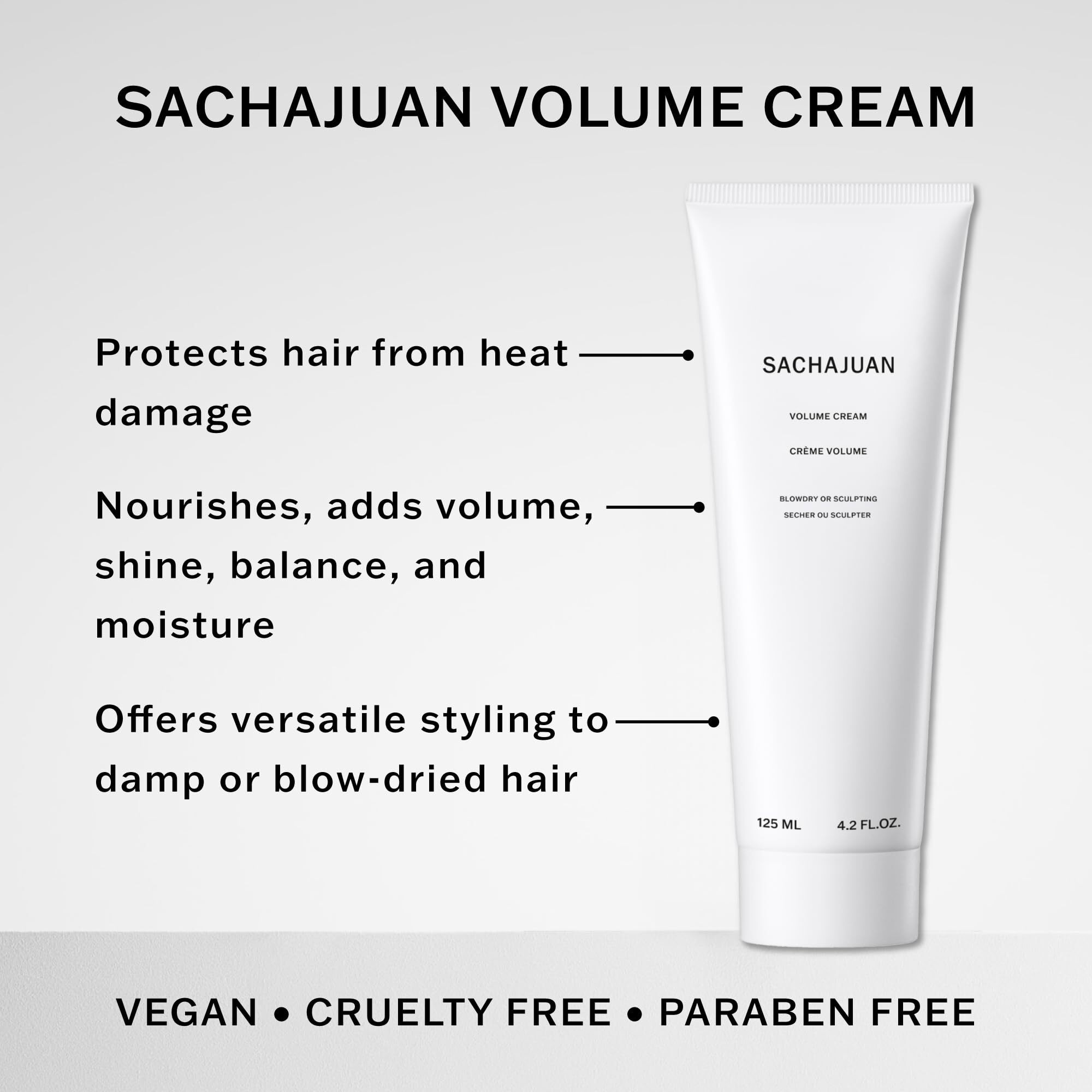 Volume Cream by Sachajuan for Unisex - 4.2 oz Cream