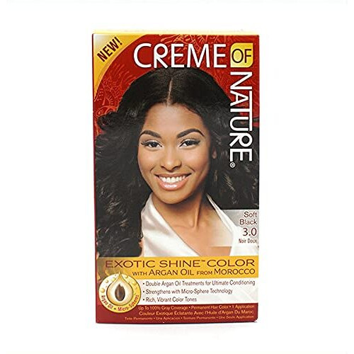 Creme Of Nature Exotic Shine Color - 3 Soft Black