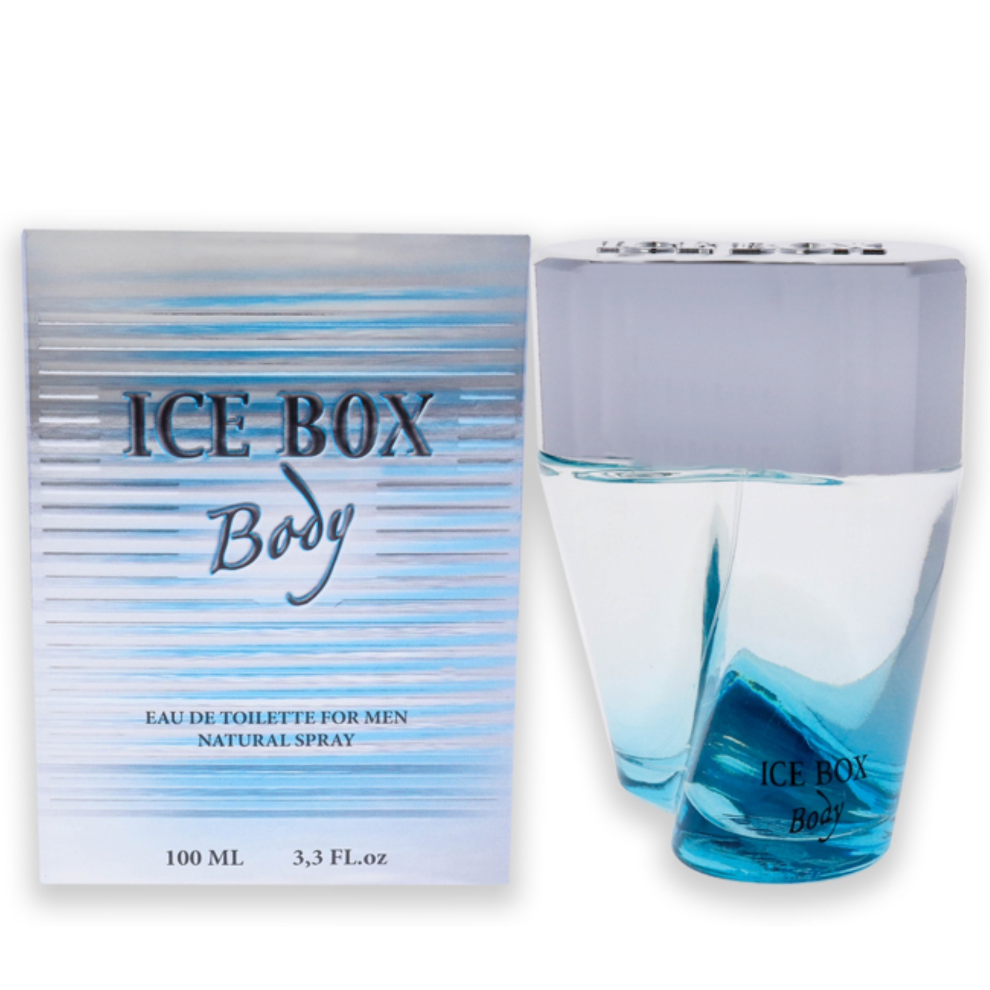 Ice Box Body by New Brand for Men - 3.3 oz EDT Spray