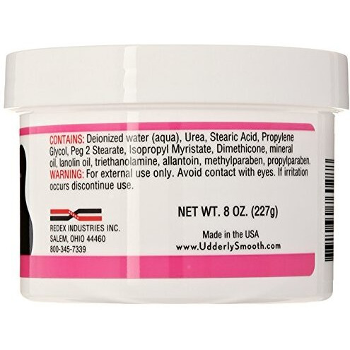 Udderly Smooth Extra Care Hand/Body Deep Moisturizing Cream with 20% Urea, Unscented, 8 Ounce