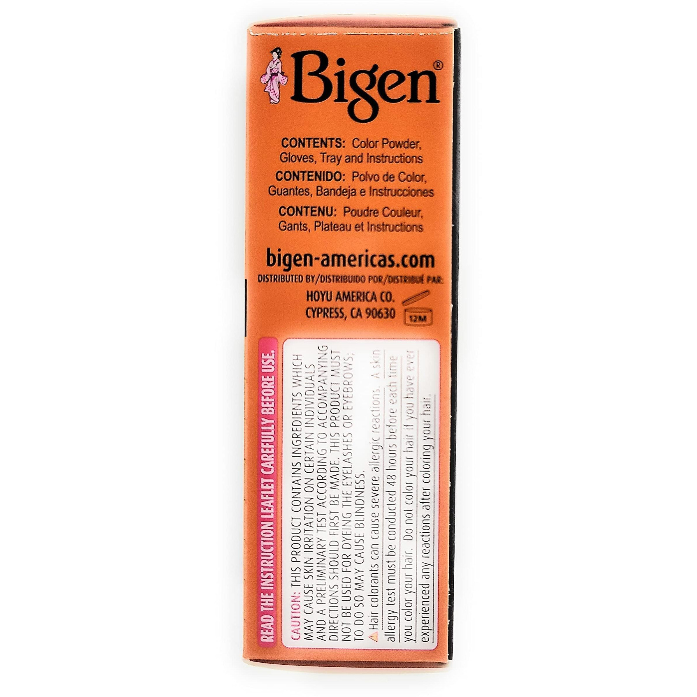 Bigen Permanent Powder Hair Color 58 Black Brown 1 Ea