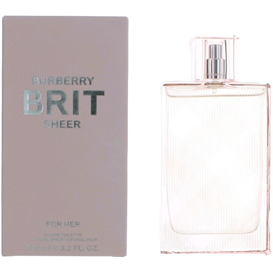 BURBERRY BRIT SHEER 3.4 EAU DE TOILETTE SPRAY FOR WOMEN