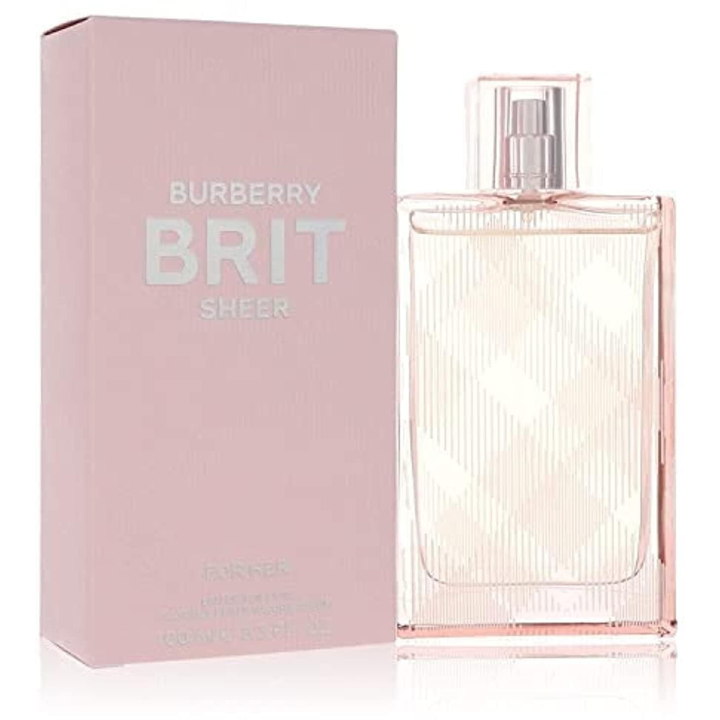 BURBERRY BRIT SHEER 3.4 EAU DE TOILETTE SPRAY FOR WOMEN