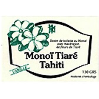 Monoi Tiare Tahiti Toilet Bar Soap Vanilla Coconut Oil - 4.6 oz