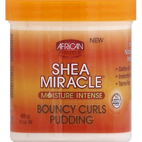 African Pride SHEA MIRACLE BOUNCY CURLS PUDDING 15oz