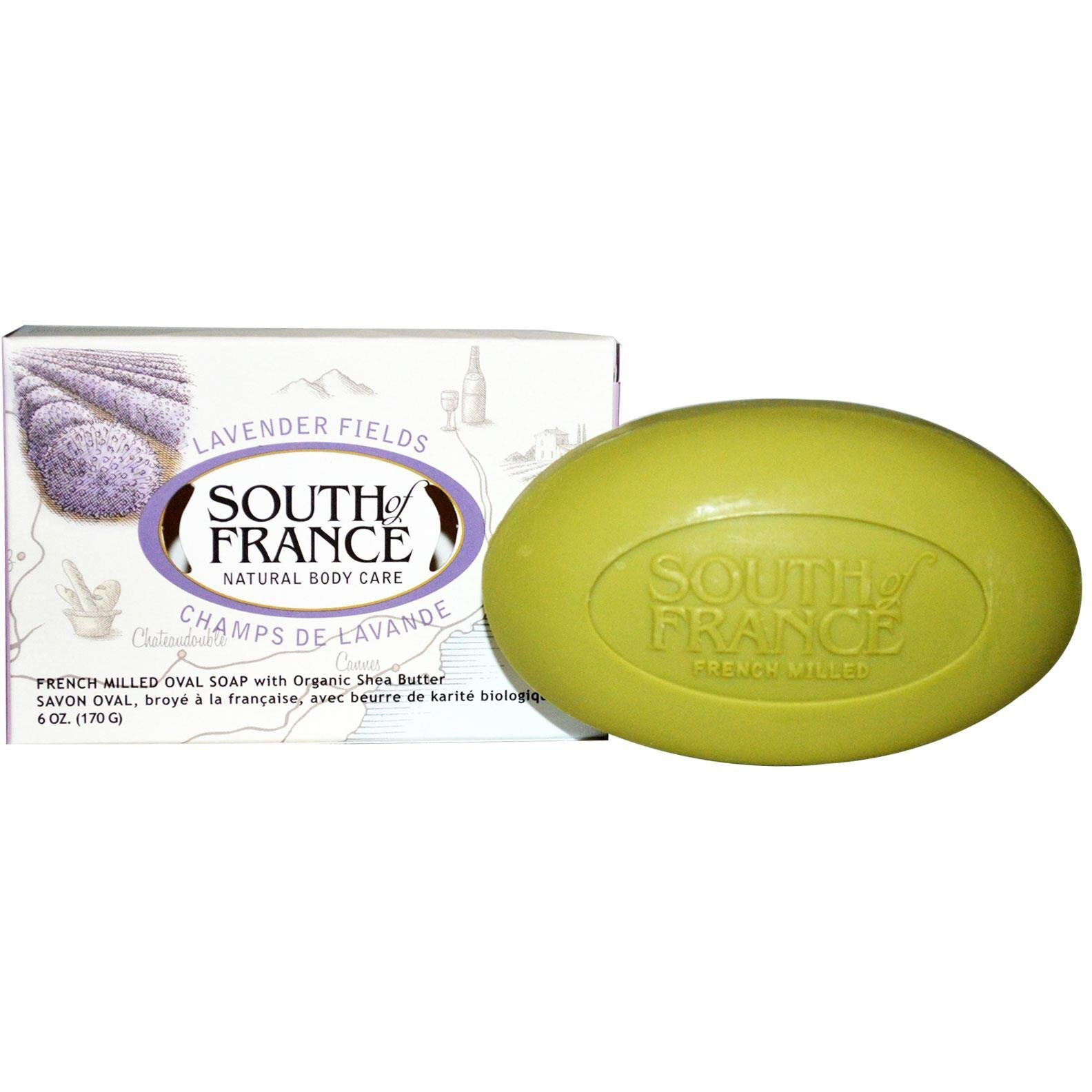 South of France Natural Bar Soap, Lavender, 6 Ounce