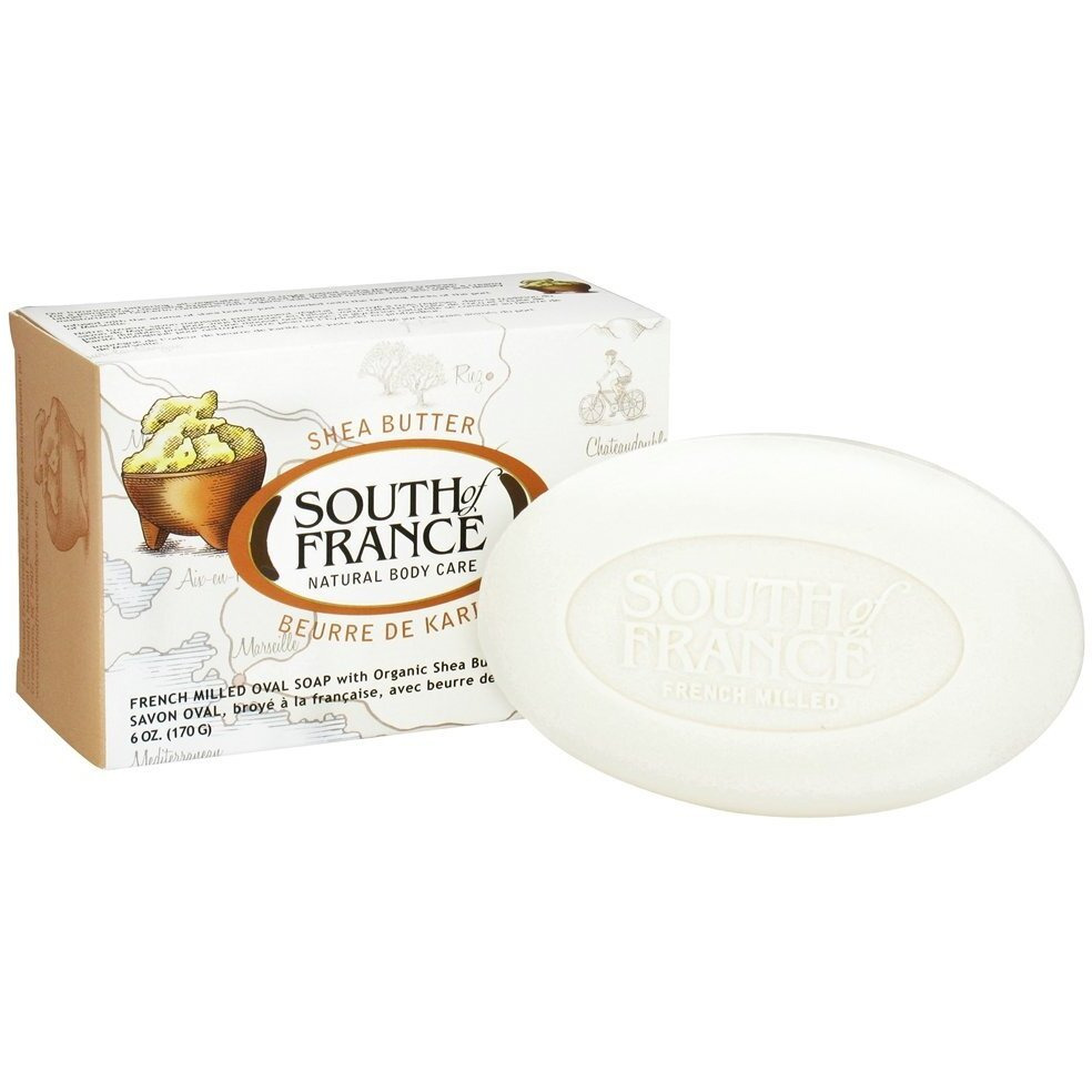 South Of France Natural Bar Soap, Shea Butter, 6 Ounce