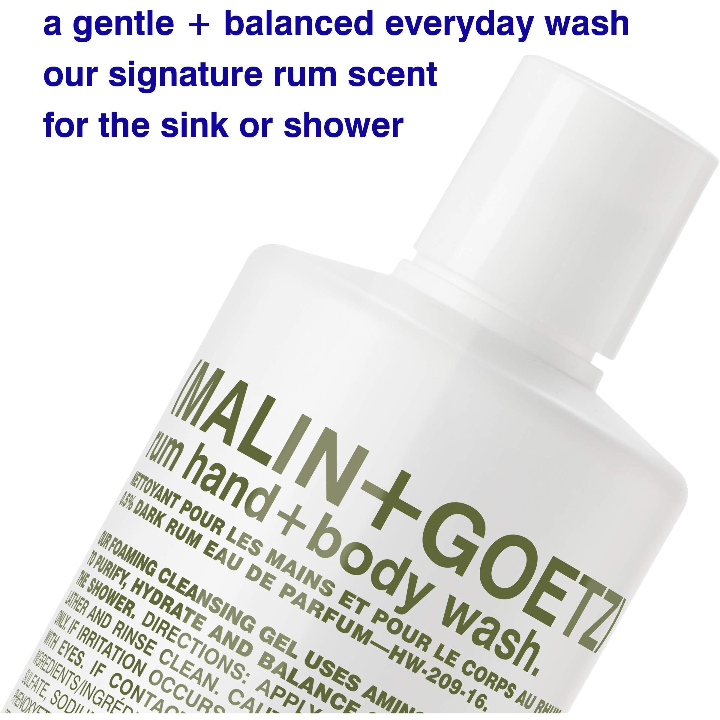 Rum Body Wash by Malin + Goetz for Unisex - 16 oz Body Wash