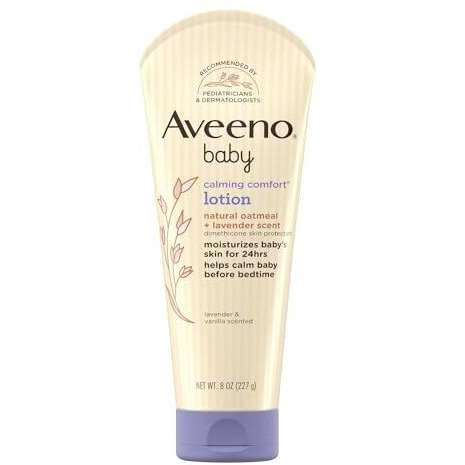 AVEENO Baby Lavender & Vanilla Calming Comfort Lotion 8 oz ( Pack of 2)