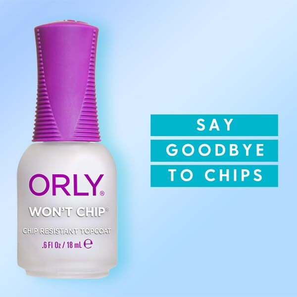 Wont Chip - Chip Resistant Topcoat by Orly for Women - 0.6 oz Nail Polish