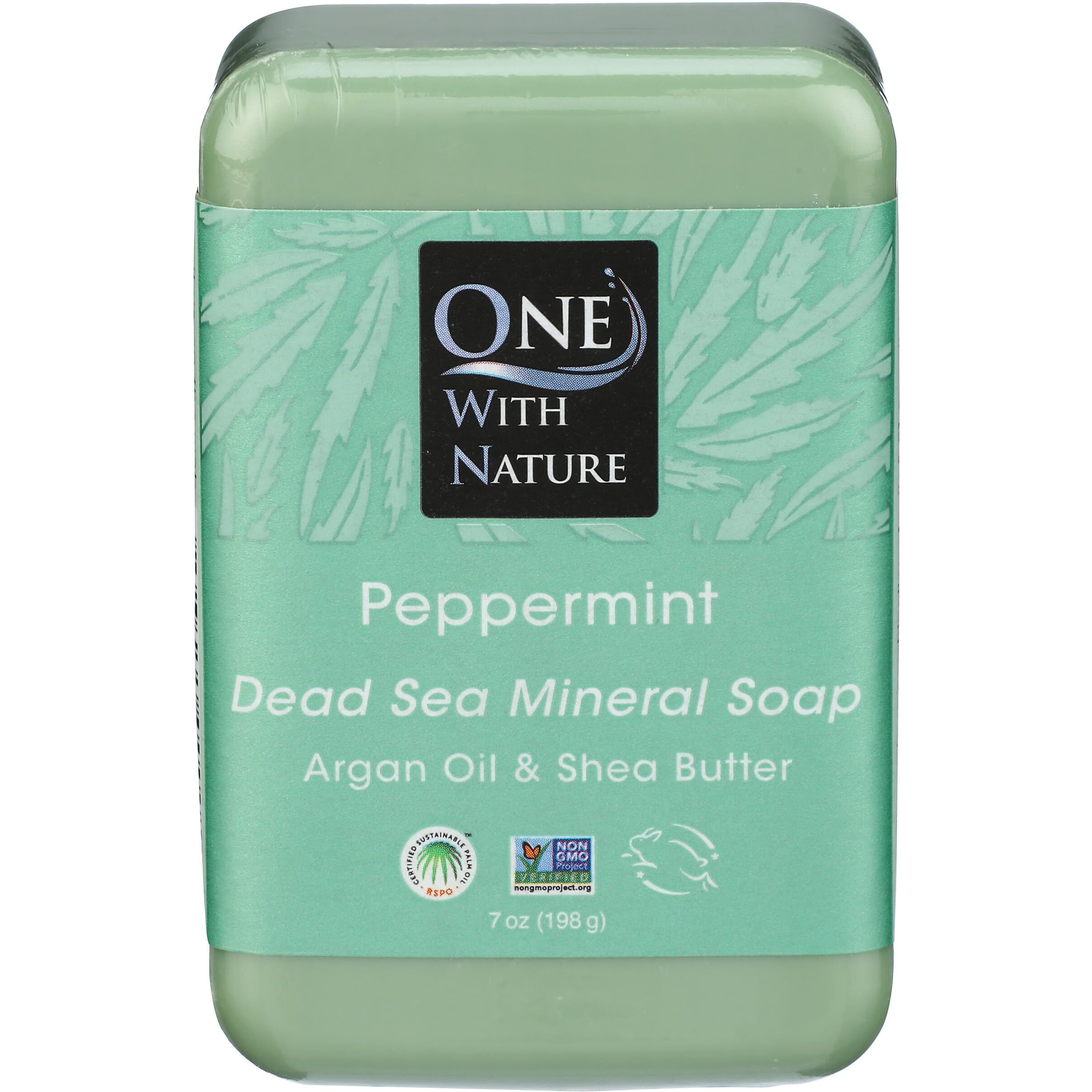 ONE WITH NATURE Dead Sea Hemp Bar Soap, 7 OZ