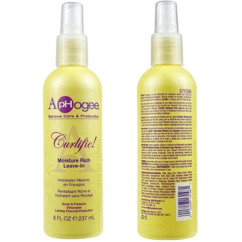 ApHogee Curlific Moisture Rich Leave-In 8oz