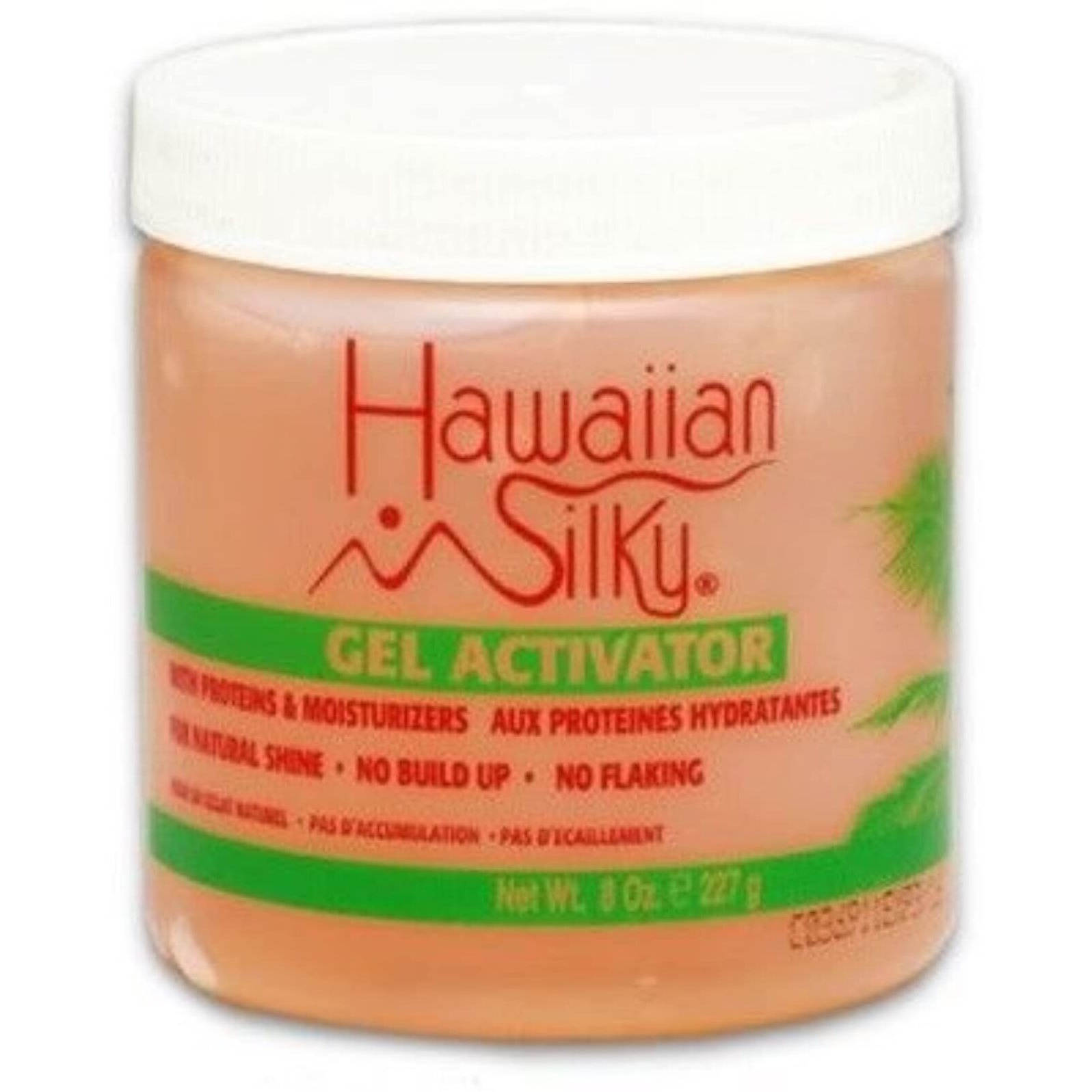 Hawaiian Silky gel activator 8 ounce, Pink, 8 Ounce