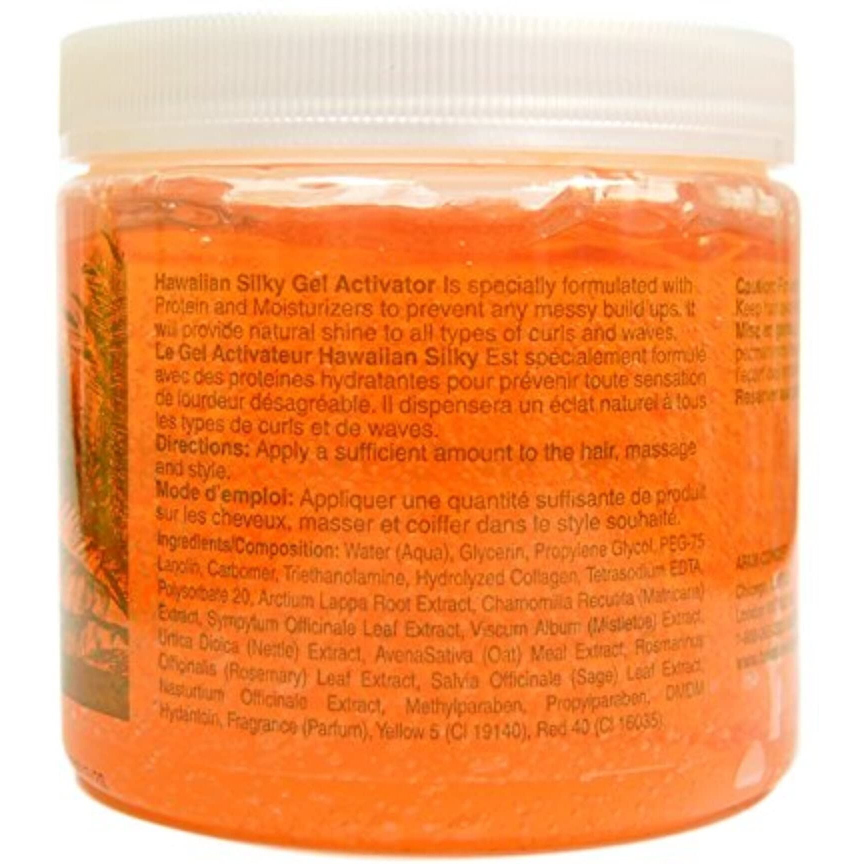 Hawaiian Silky gel activator 8 ounce, Pink, 8 Ounce