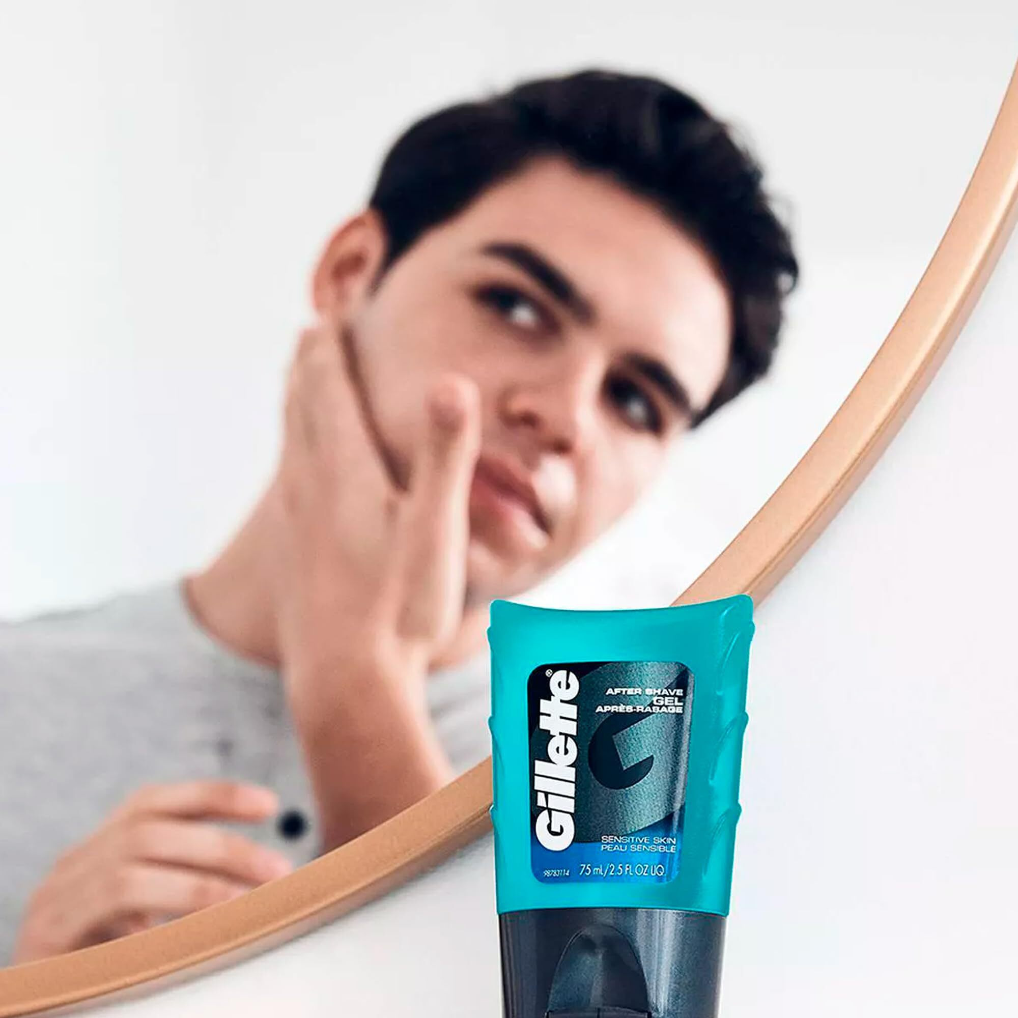 Gillette After Shave Gel Sensitive Skin 2.5 Fl Oz (Pack of 3)