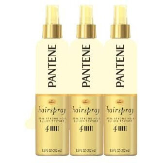 Pantene Hairspray, Non-Aerosol, Extra Strong Hold 3 8.5 fz (Pack of 3)