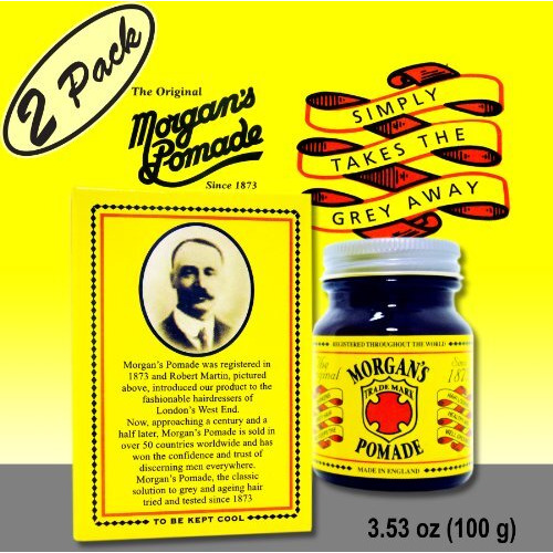 MORGAN's POMADE &quotThe Original" Simply takes the grey away 3.53 oz (100 g) - 2PACK