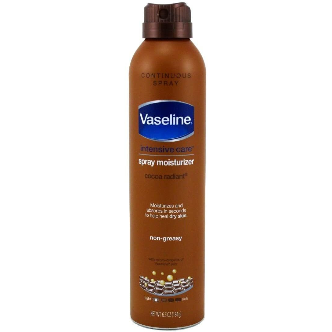 Vaseline Spray Lotion Cocoa Radiant 6.5 oz (Pack of 3)