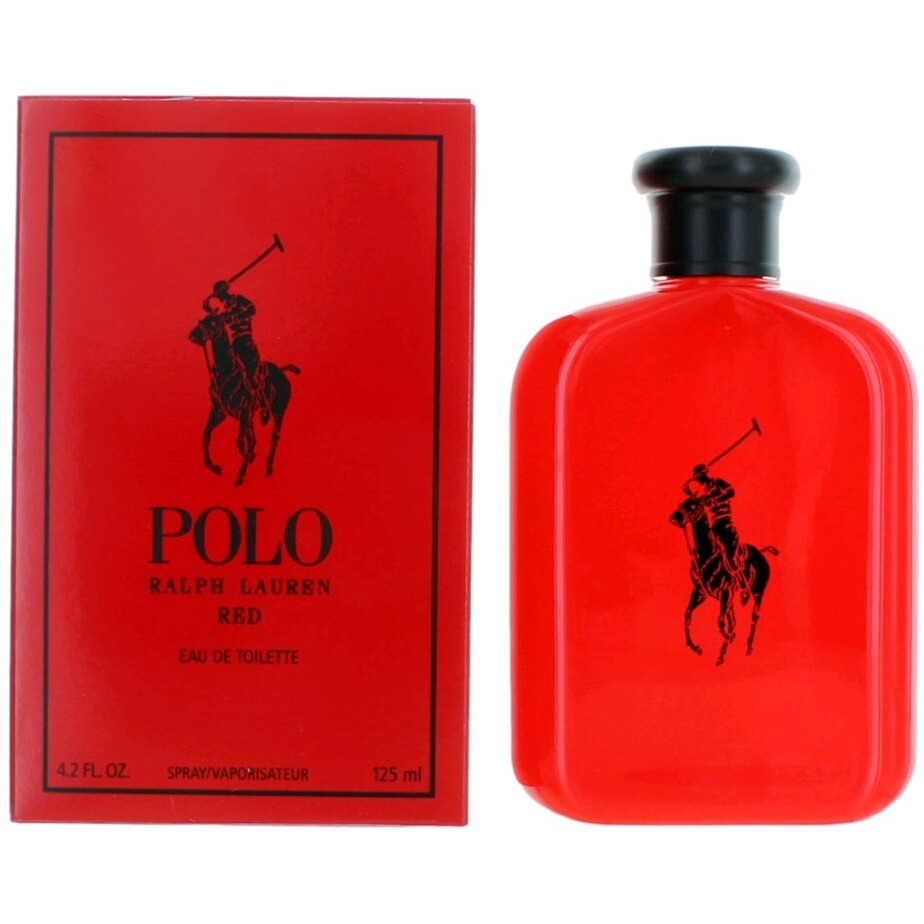Polo Red by Ralph Lauren, 4.2 oz Eau De Toilette Spray for Men
