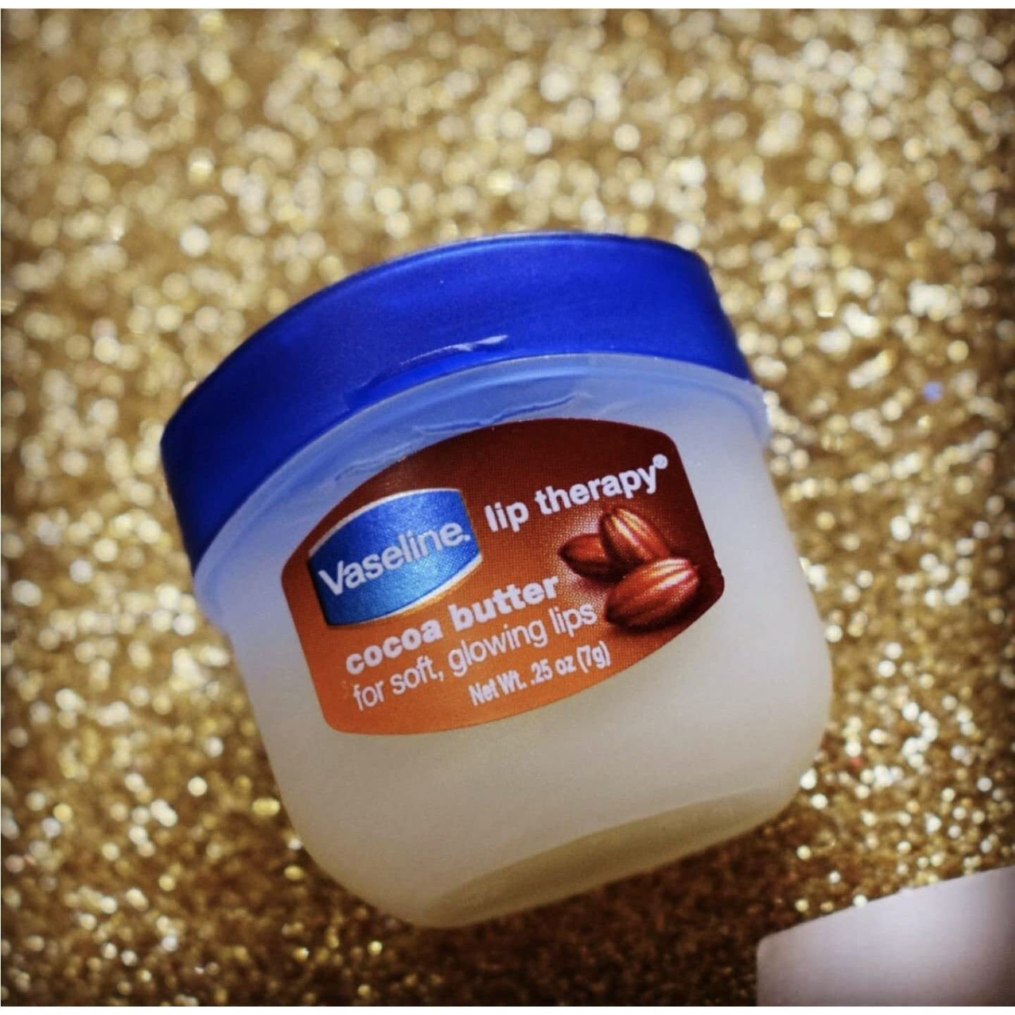 Vaseline Lip Therapy Cocoa Butter.25 oz (Pack of 4)