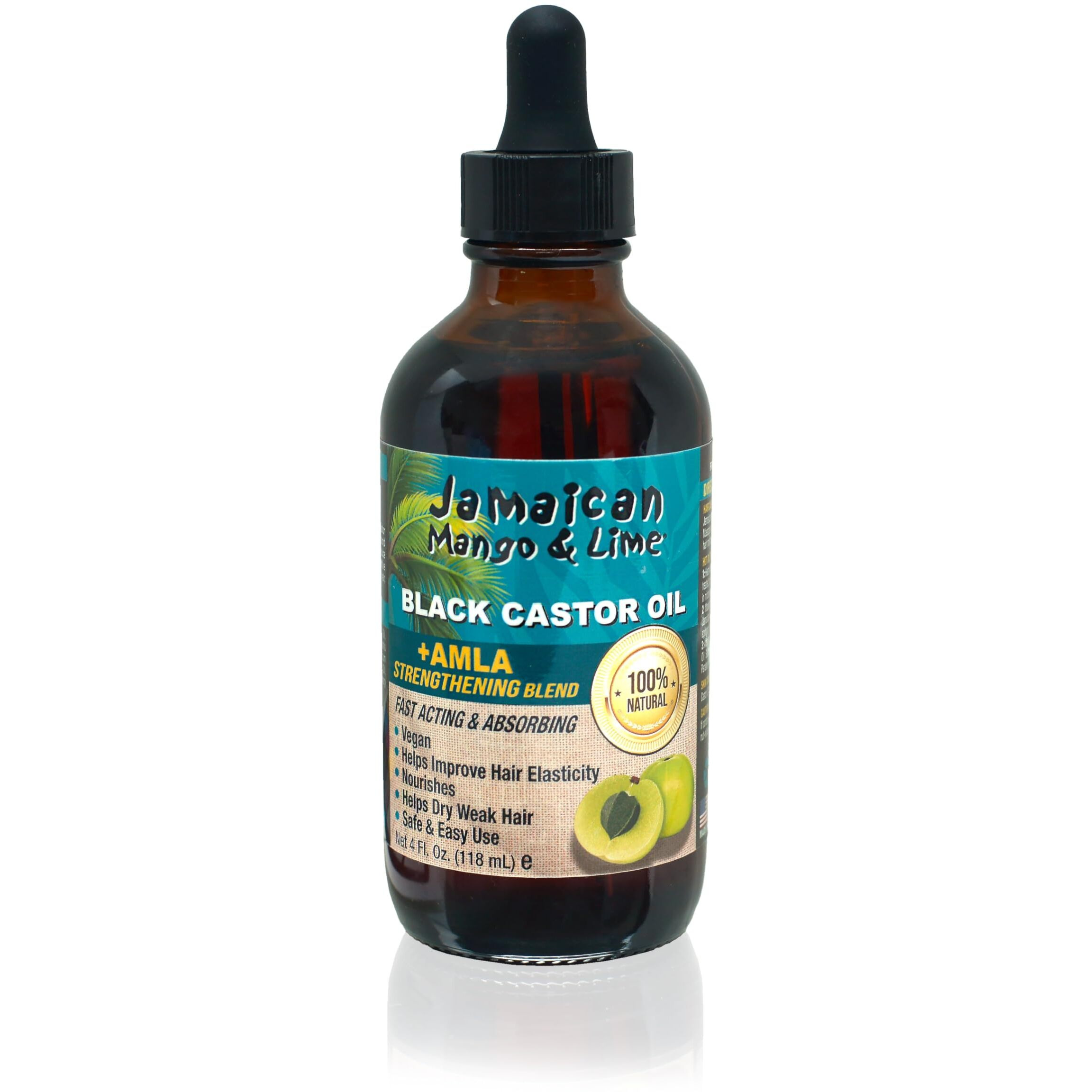 Jam. Mango & Lime Black Castor Oil Amla 4oz