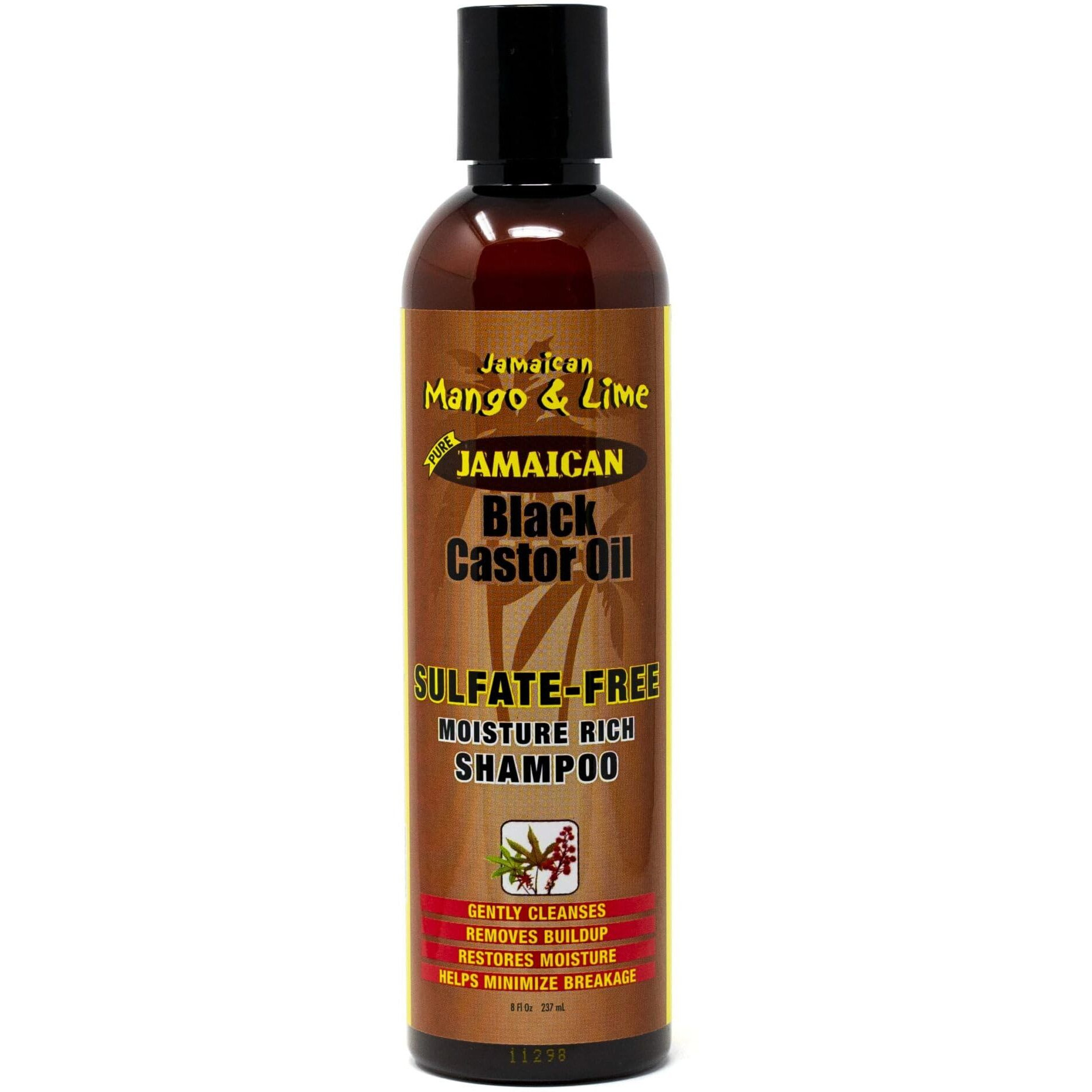 Jam. Mango & Lime Black Castor Oil Shampoo Sulfate-Free 8oz by Jamican Mango
