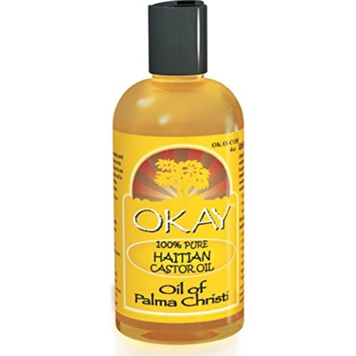 Okay 100% Pure Haitian Castor Oil, 4 oz (Pack of 2)