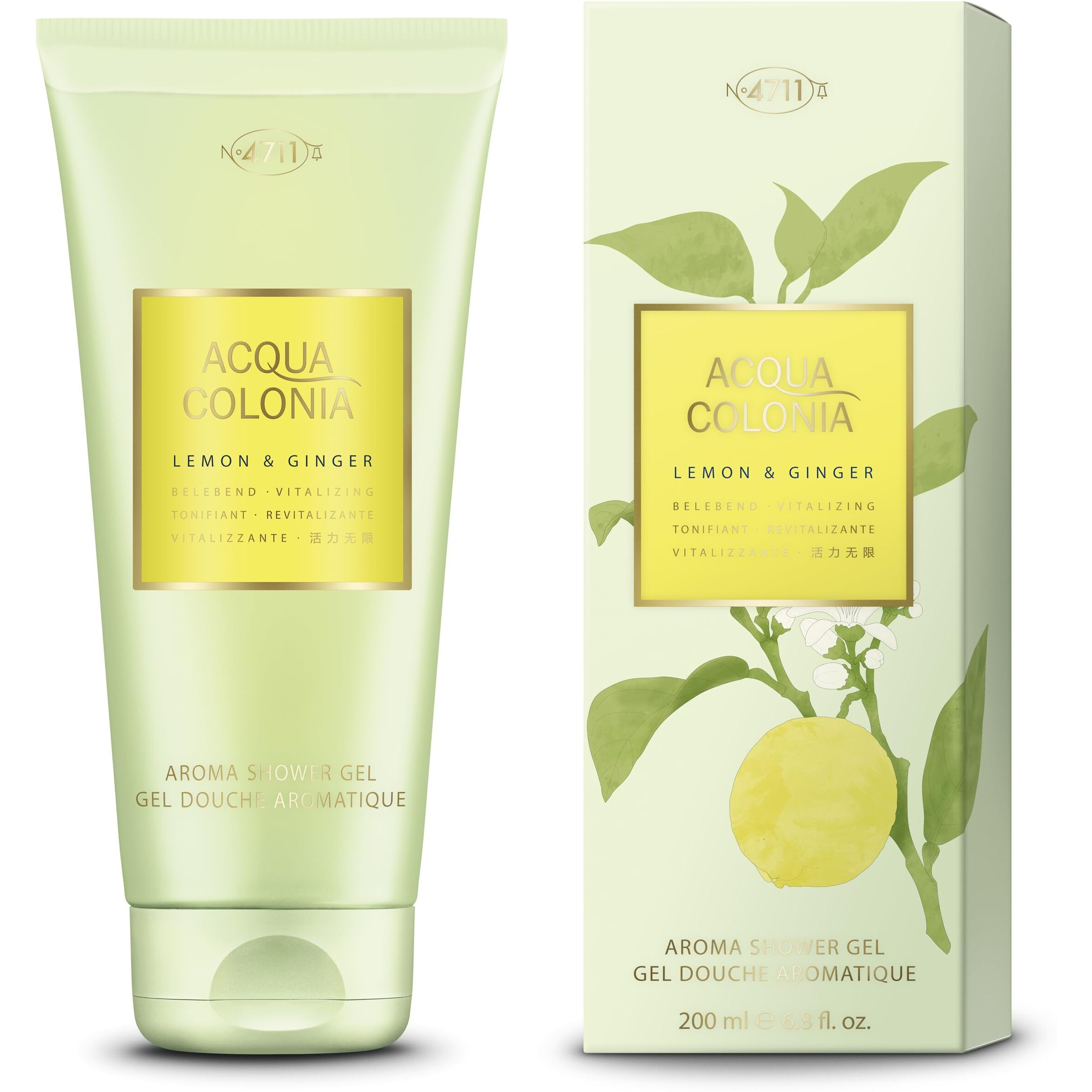 4711 ACQUA COLONIA Lemon & Ginger by 4711 Shower Gel 6.8 oz(D0102HAX0WY.)