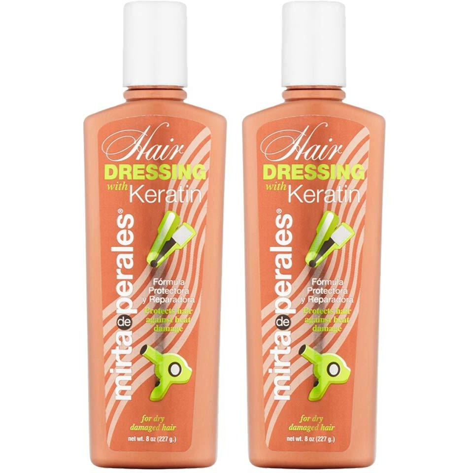 Mirta de Perales Hairdressing With Keratin,8 oz ( Pack of 2)