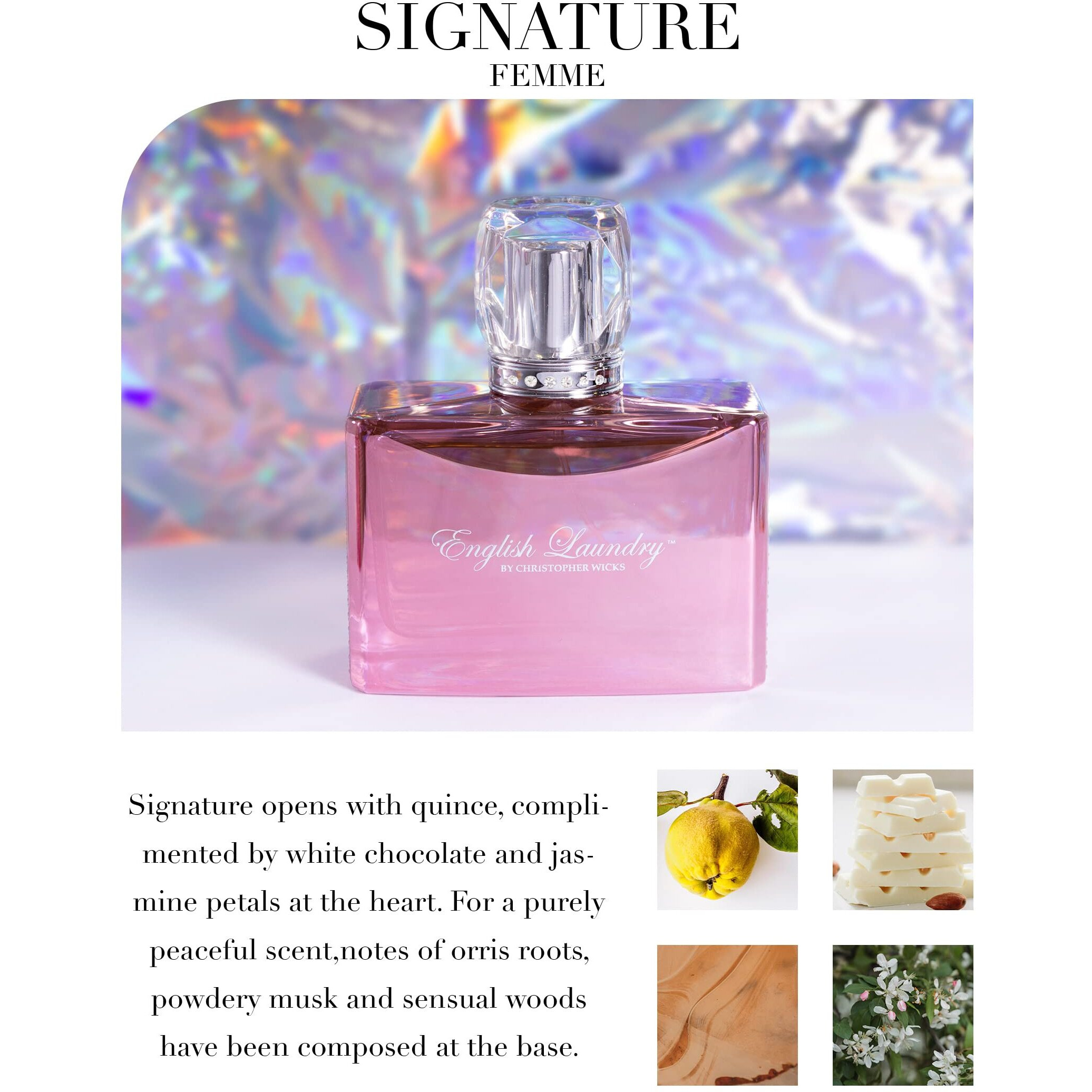 Signature Femme by English Laundry, 3.4 oz Eau De Parfum Spray for Women