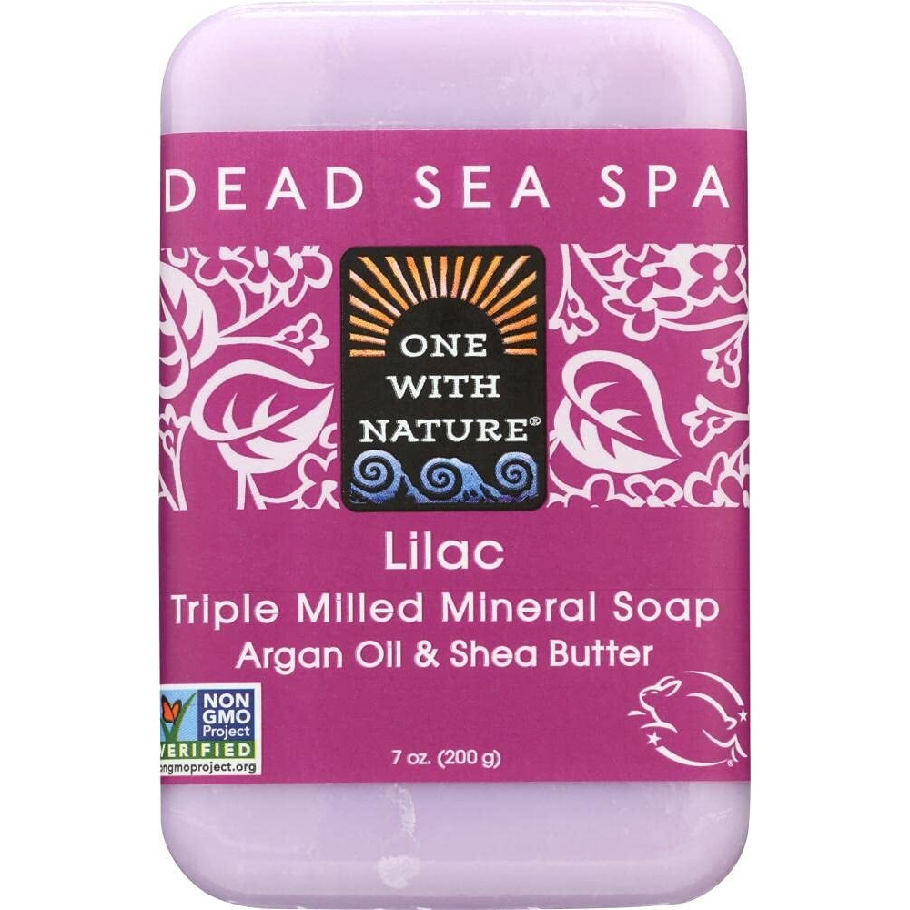 One With Nature Soap Bar Lilac