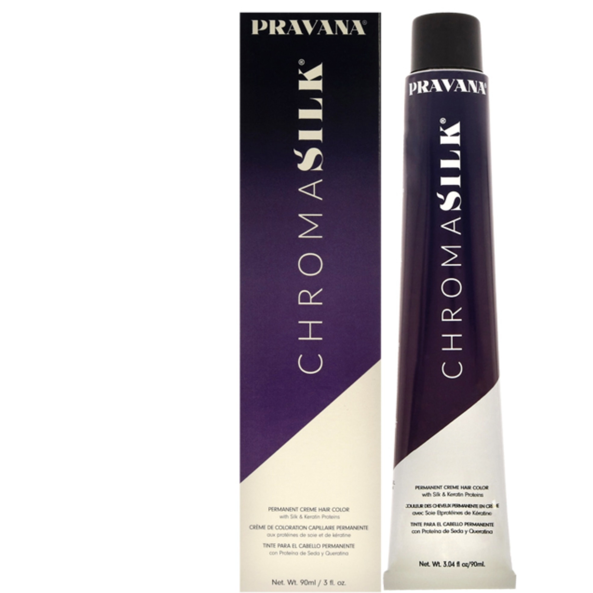 ChromaSilk Creme Hair Color - 5.37 Ligh Golden Violet Brown by Pravana for Unisex - 3 oz Hair Color