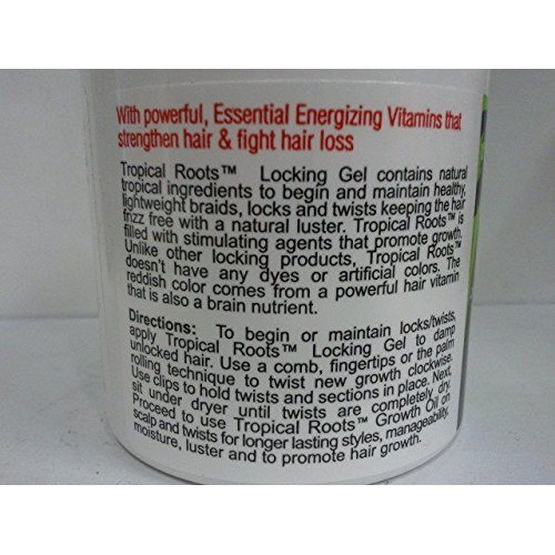 Bronner Brothers Tropical Roots Firm Locking Gel, 6 Fl Oz