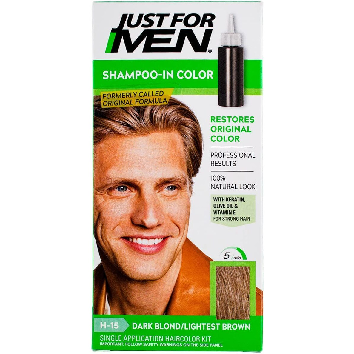 Just For Men Shampoo-In Hair Color - Dark Blond/Lightest Brown - 2 pk