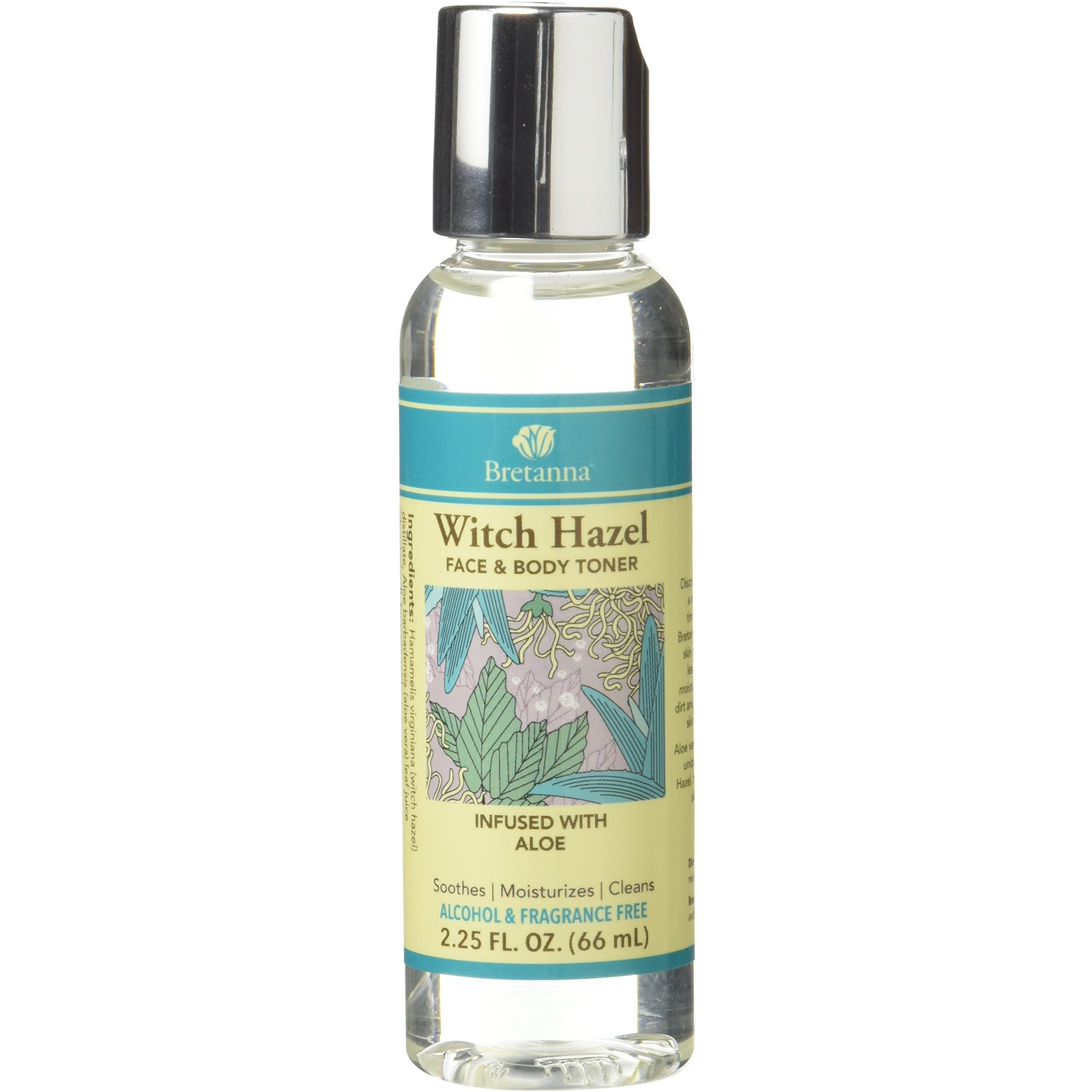 Bretanna Witch Hazel Toner Aloe, 2.25 fl oz