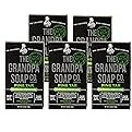 Grandpa's Pine Tar Bar Soap by The Soap Company | The Original Wonder Soap | 3-in-1 Cleanser, Deodorizer & Moisturizer | 4.25 Oz. Each, 5 Pack