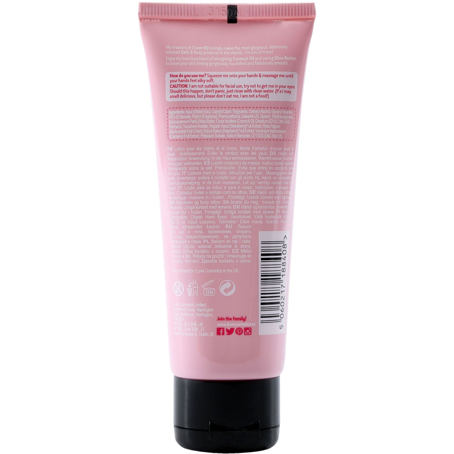 Super Soft Hand Lotion - Strawberries and Cream