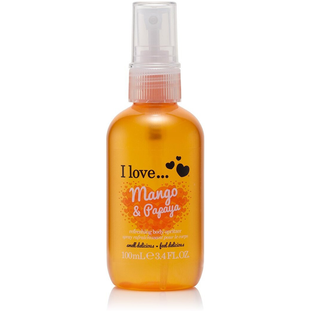 Refreshing Body Spritzer - Mango and Papaya by I Love Cosmetics for Women - 3.4 oz Body Spray