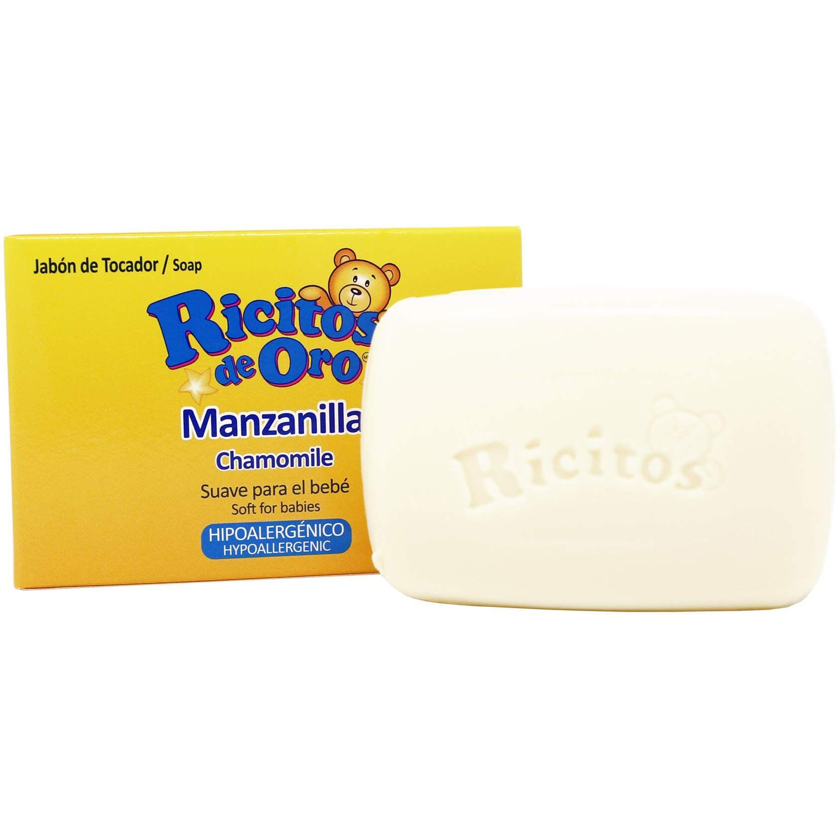 Grisi Ricitos De Oro Hypoallergenic for Babies Bar Soap 3.5 oz (Pack of 3)