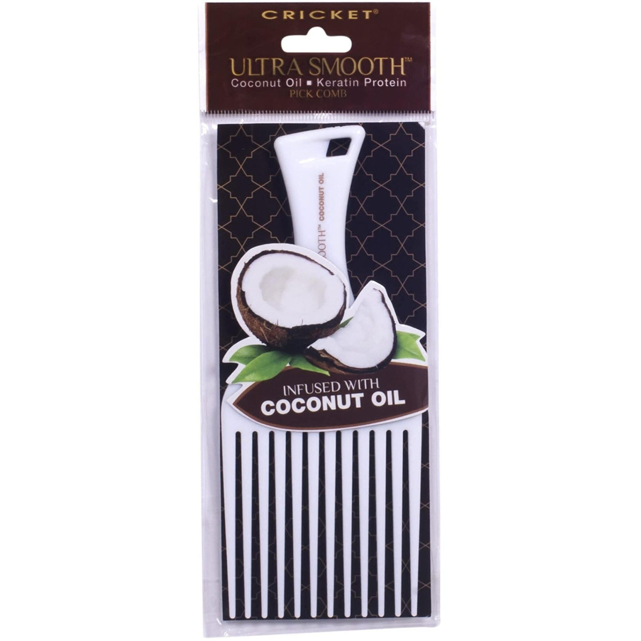 Ultra Smooth Coconut Pick Comb by Cricket for Unisex - 1 Pc Comb