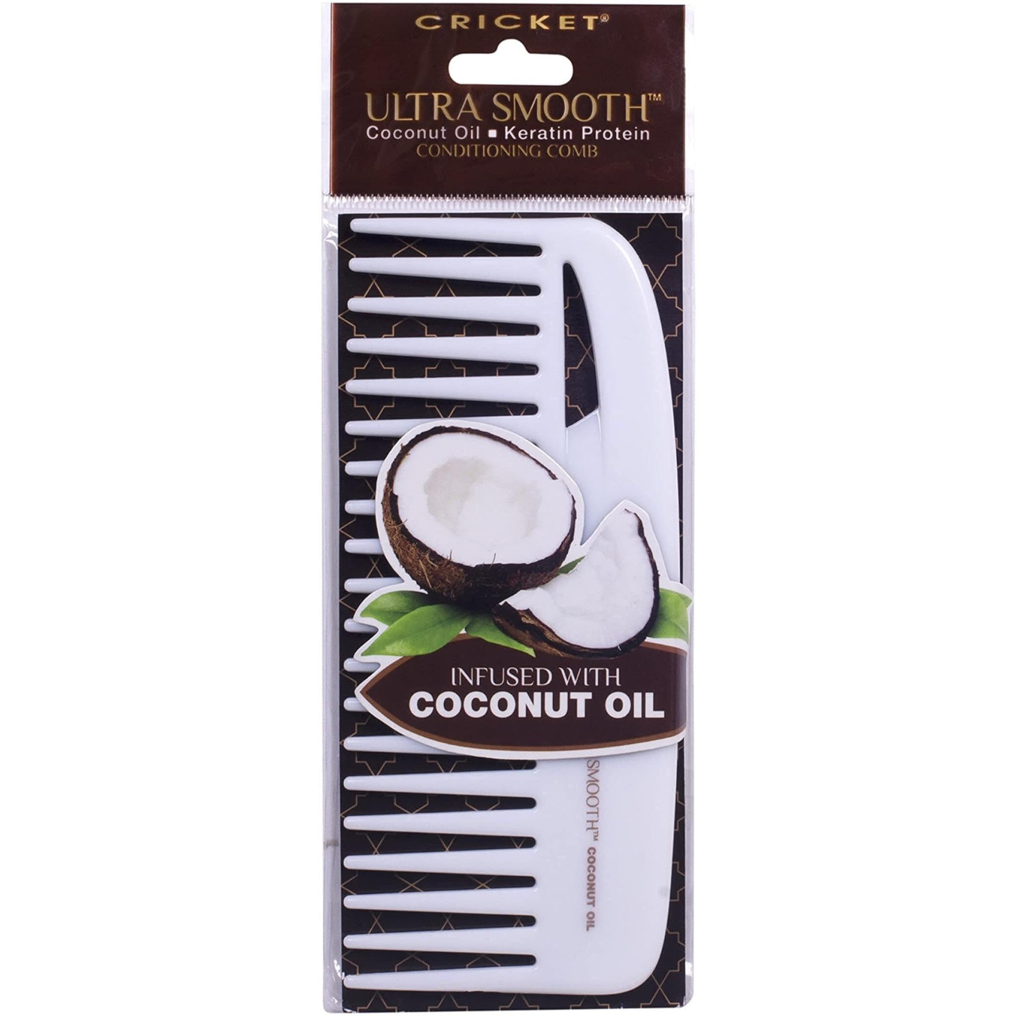 Ultra Smooth Coconut Conditioning Comb by Cricket for Unisex - 1 Pc Comb