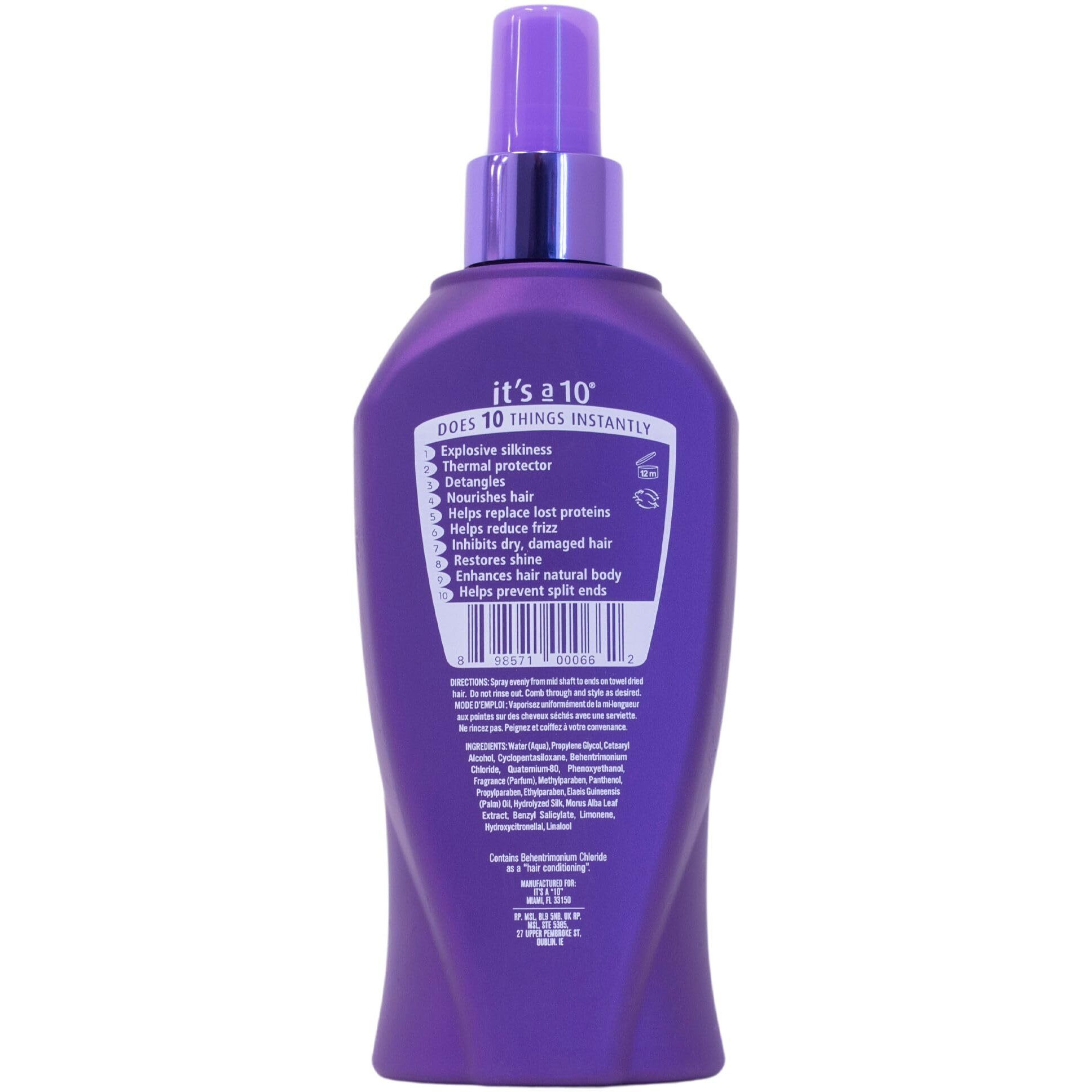 Silk Express Miracle Silk Leave-In by Its A 10 for Unisex - 10 oz Conditioner