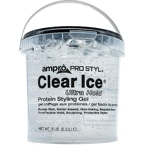 Pro Styl Clear Ice Gel - Ultra Hold by Ampro for Women - 80 oz Gel